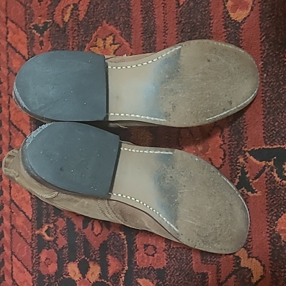 VINTAGE LAREDO KILTIE FRINGE BROWN ROPER BOOTS - Picture 5 of 8